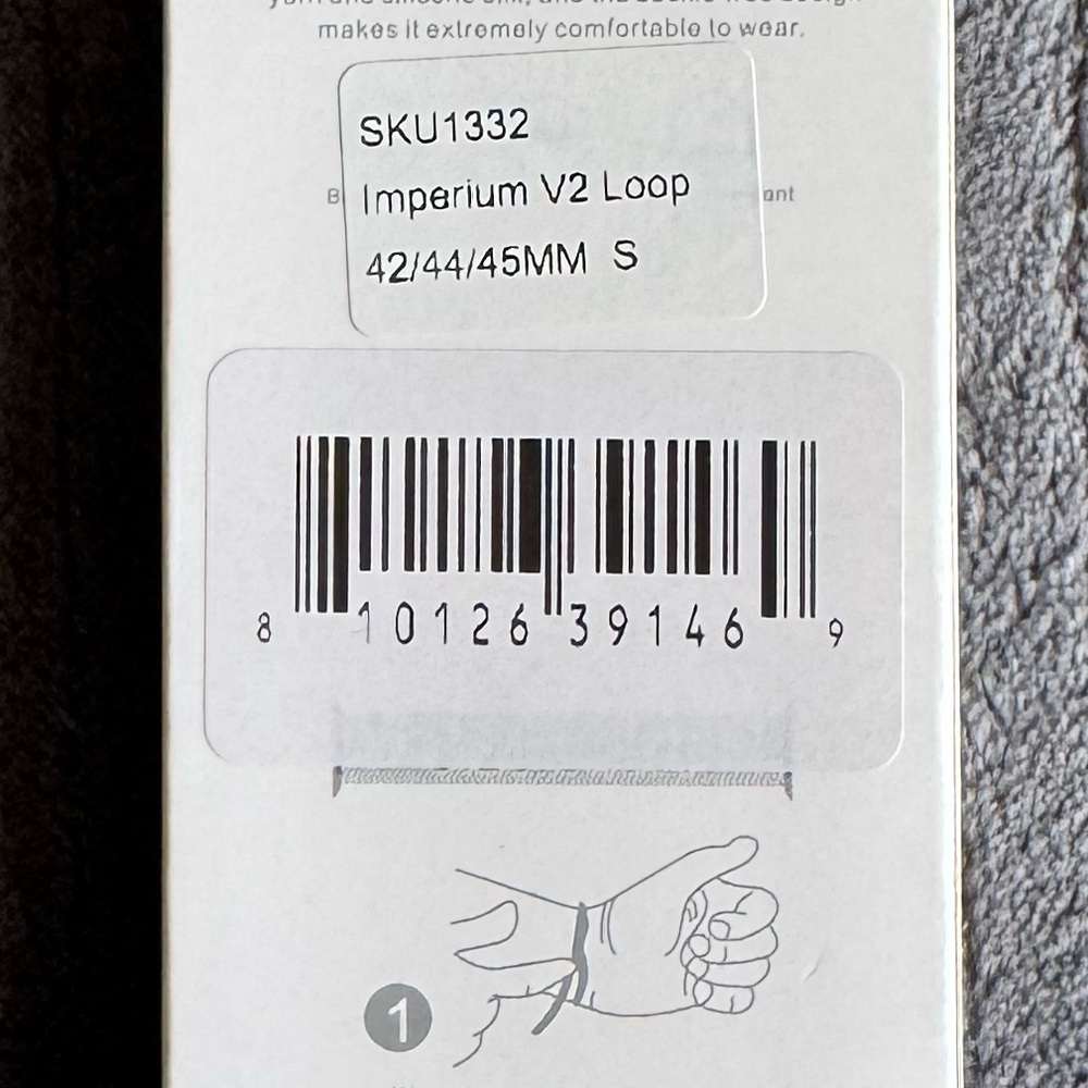 Braided Solo Loop Apple Watch Band Beige/Cream 42/44/45mm (Size S) - Picture 12 of 13